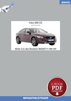 PDF Volvo S60 CC (16-18) Reparaturanleitung Motor 2,0 L Benziner 180 Kw