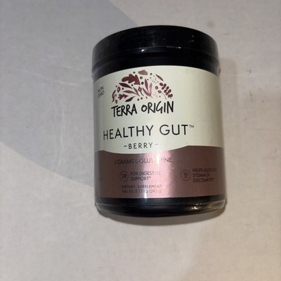 Terra Origin Healthy Gut Powder with L-Glutamine - Berry (30 Servings)