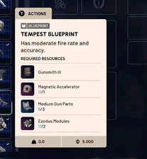 🔥 ARC RAIDERS 🔥 TEMPEST BLUEPRINT - USA SELLER