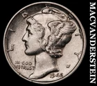 1942 Silver Mercury Dime-Scarce High Grade Lustrous No Reserve #i6638