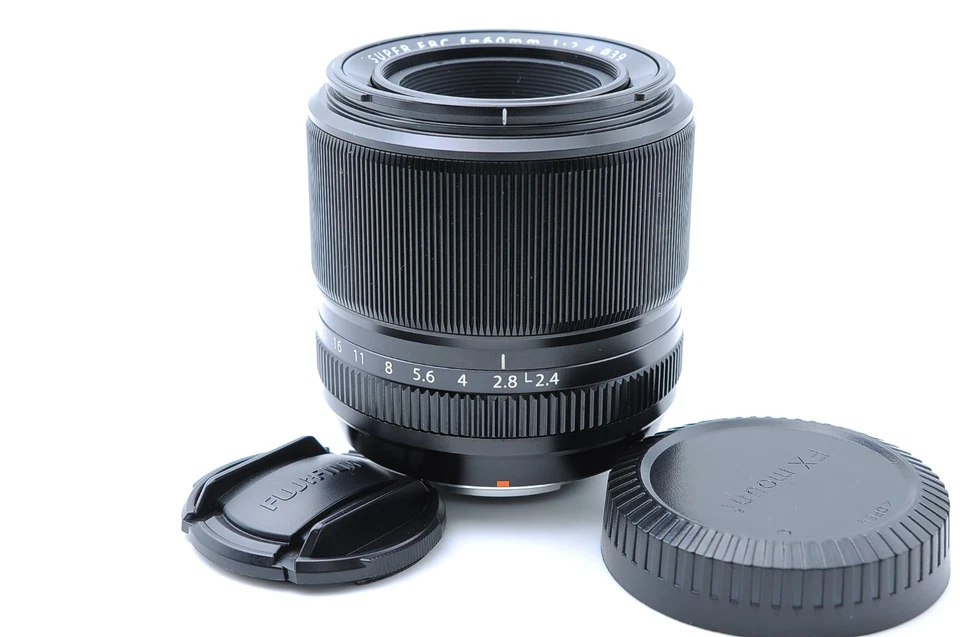 Near Mint Fujifilm Fuji Fujinon XF 60mm f/2.4 R Macro X Mount w/ Caps From Japan - Image 2 of 4