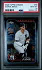 2024 TOPPS CHROME #50 AARON JUDGE PSA 10