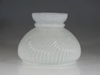 Vintage Milk Glass Lamp Shade Swirl Motif c.1910