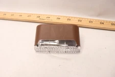 (4-Pk) Solar LED Deck Light Brown for Outdoor Path Garden