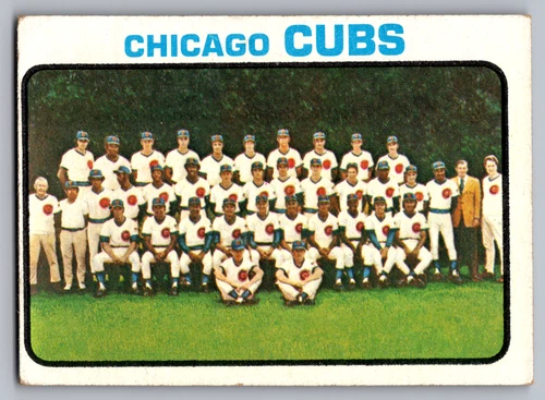 1973 Topps #464 Chicago Cubs Team W/Ernie Banks/Billy Williams/Ron Santo/Jenkins