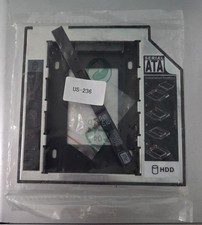 9.5mm Universal For SATA 2nd HDD SSD Hard Drive Caddy CD/DVD-ROM Optical Bay