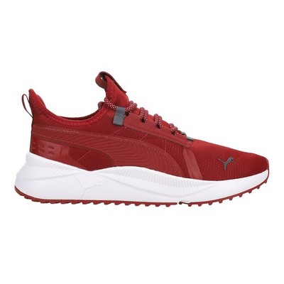 PUMA Pacer Future Street Speckle Lace Up  Mens Red Sneakers Casual Shoes 4007630