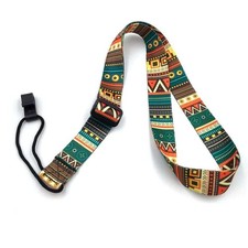 Ukulele Strap, Adjustable Mayan Style Ethnic Guitar Strap with Clip, 23"-55" ...