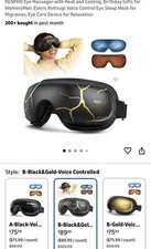 Eyeris 3 Kintsugi Eye Massager Hot/Cold VoiceControl, Bluetooth,Relax,Migraine