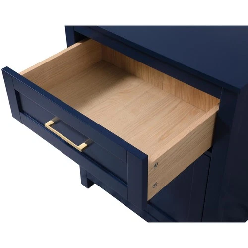 Elegant Lighting SC012430BL Adian Blue Bathroom Storage Cabinet - Picture 7 of 11