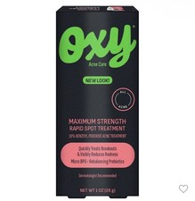 Rapid Acne Spot Treatment For Face  Body, Maximum Strength 10 Benzoyl Perox...