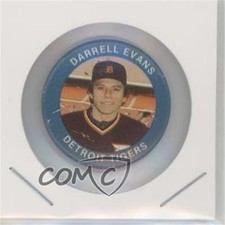 1984 Fun Foods Buttons Darrell Evans #117 0a3