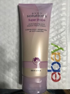 AVON Solutions Super Shape Anti-Cellulite and Stretch Mark Cream NWOB sealed