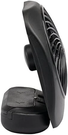 Ventilador portátil Treva 5 polegadas desktop alimentado por bateria, 2 velocidades de resfriamento com compacto - Imagem 3 de 4