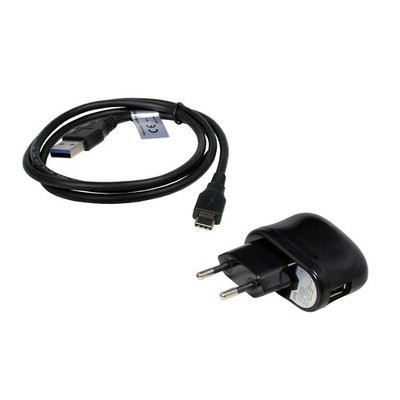 Ladegerät und USB-Kabel geeignet für Tecno Phantom V Flip2 5G, USB 3.0, 2000mA