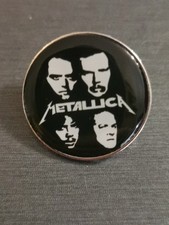 METALLICA BLACK ALBUM pin Badge New High Quality Kill Em All Master Of Puppets