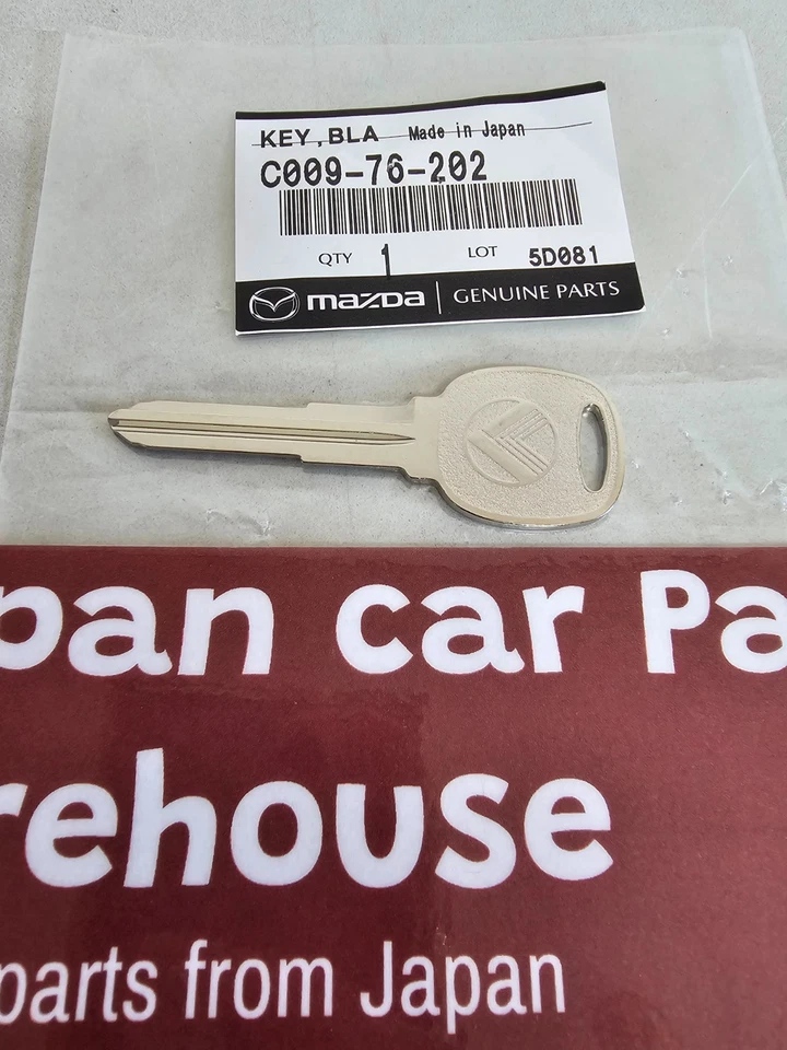 Genuine MAZDA MX-5 MIATA NA6CE NA8C Eunos Presso EC Spare Secondary Blank Key Foto 2 de 4