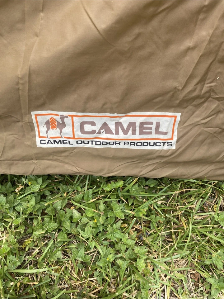 VTG Camel Outdoor Products Hexagon Tent Tanish Brown Includes Stakes 3 Man Tent - Image 4 of 4