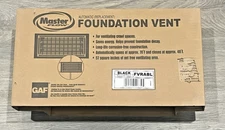 Master Flow Automatic Foundation Vent Polyethylene Black 57 sq-in Net FVRABL