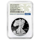 2021-W Proof $1 Type 1 American Silver Eagle Congratulations Set NGC PF69UC FDI
