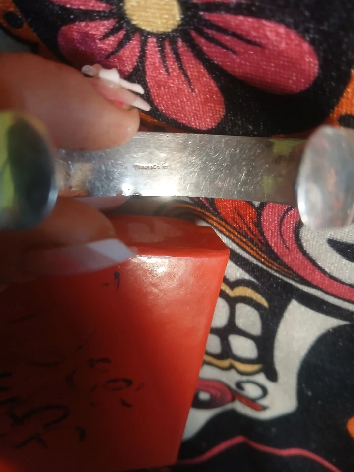 Tiffany & Co. Stamped 925 Sterling Silver Cuff Bracelet - Image 3 of 3