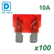 50Pair 10 Amp ATC/ATO Standard Regular Fuse Blade 10A for Car Truck