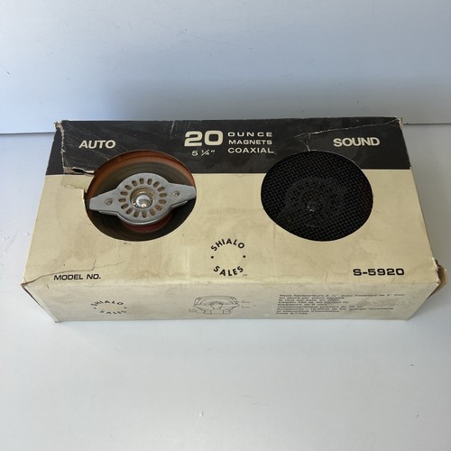 Shialo Sales Jet Sound Magnet Auto Audio Lautsprecher Paar - Neu - Bild 1 von 6