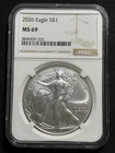 2026 $1 American Silver Eagle NGC MS69 Brown Label!!!!!!