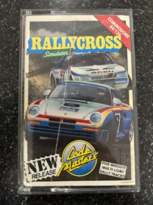 Rally Cross Simulator Videospiel von Codemasters für Commodore 64