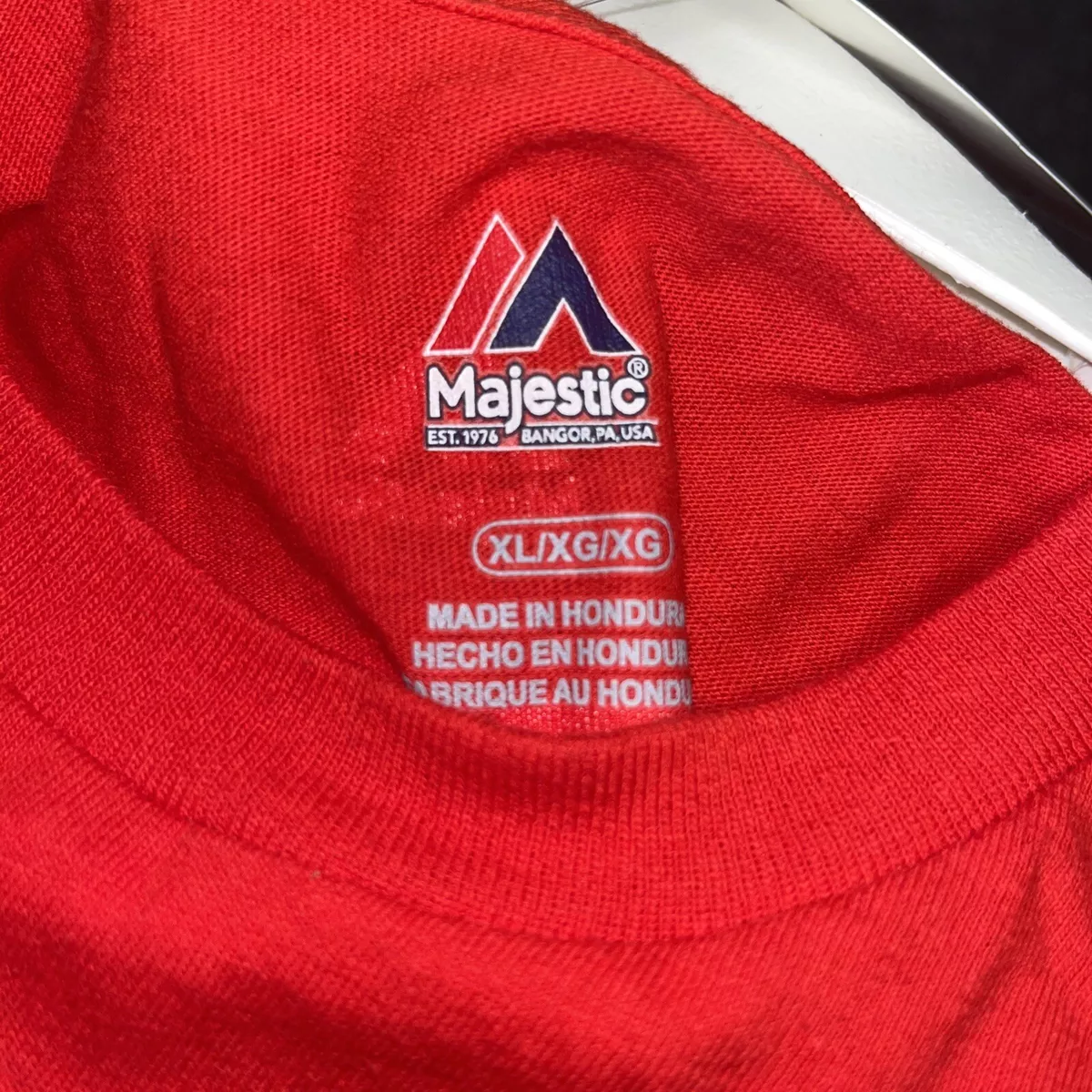 Men's Majestic Rhys Hoskins Big Fella Black Philadelphia