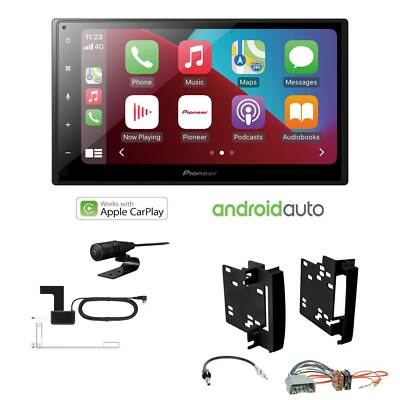 Pioneer Radio Android Apple CarPlay DAB für Dodge Nitro 2007-2010 in schwarz