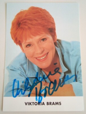 Viktoria Brams - Foto - Autogrammkarte #sk