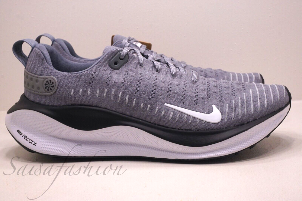 Nike ReactX Infinity Run 4 Grey White Women's Running Shoes Size 10 FJ1222-017