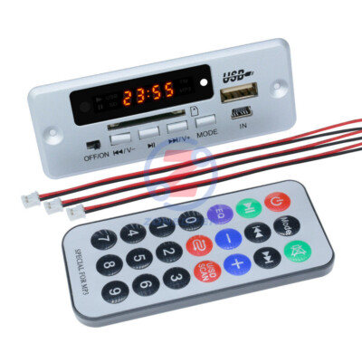 5V LCD MP3 Wireless Decoder Board Audio Module USB TF SD FM Radio Kit