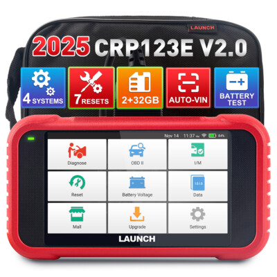 2025 LAUNCH CRP123E V2.0 Plus PRO+ Car Diagnostic Scanner  SRS ABS Code Tool