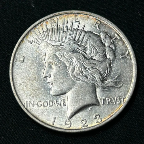 1923-D Silver Peace Dollar Denver Mint Almost Uncirculated Condition*