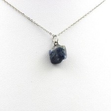 Raw Sapphire Necklace. 10.47 Ct. Zazafotsy, Ihorombe, Madagascar.