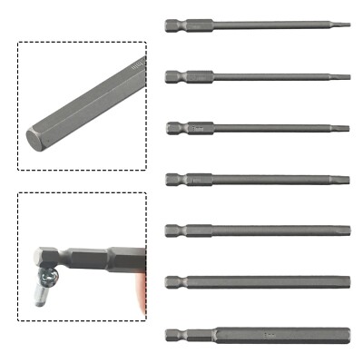Screwdriver Set Hex Bit Hex Head High Hardness Magnetic 1/4