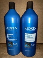 Redken New Extreme Shampoo and Conditioner 1 Liter Duo Set-SEALED AND FREE SHIP!