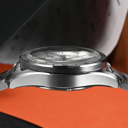 SAN MARTIN SN0129-G-B GMT Automatic Gemstone Dial Date Display 39mm 10ATM Watch - Picture 21 of 44