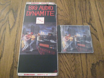 Big Audio Dynamite Tighten Up Vol 88 Longbox and cd Original Rare!