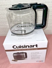 NEW CUISINART DCC-1220BKSRC 12-Cup Black Stainless Replacement CARAFE