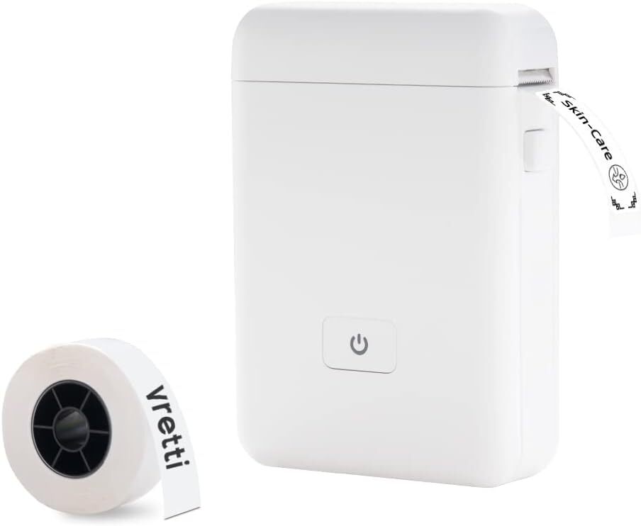 Vretti HP2 Portable Bluetooth Label Maker Machine with Tape  -image