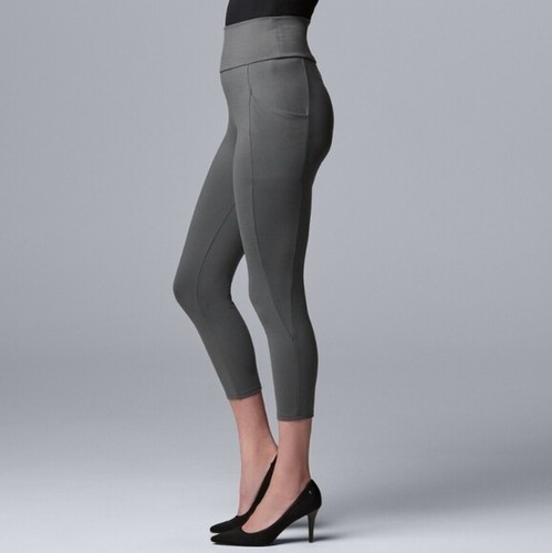 Simply Vera Wang Women's Grey High Rise 