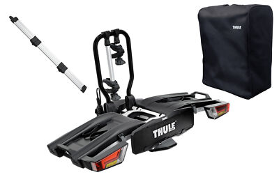 Thule Heckträger Kupplungsträger EasyFold XT2 933 +Auffahrrampe +Tasche
