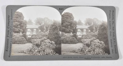 Rydal Mount England Home Of Poet William Wordsworth Antique Keystone Stereoview
