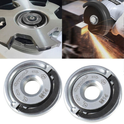 #ad #ad Pressure Plate M14 Thread Heavy Duty Angle Grinder Flange Nut Quick Release ☾ $6.28