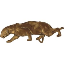 Brass Mountain Lion Puma Cougar Big Cat Cowboy Cowgirl 70s Vintage Belt Buckle