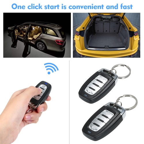 Sistema de alarma de coche entrada sin llave con 2 mandos a distancia + 1 sirena universal Y7D0 - Imagen 5 de 12