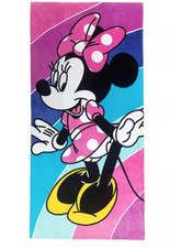 Disney Minnie Mouse Beach Towel The Big One Cotton Kids Size 28x58 NEW